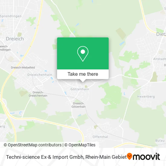 Карта Techni-science Ex-& Import Gmbh