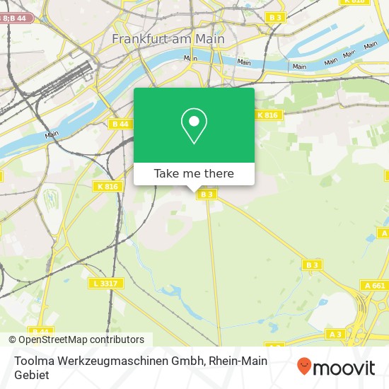 Toolma Werkzeugmaschinen Gmbh map