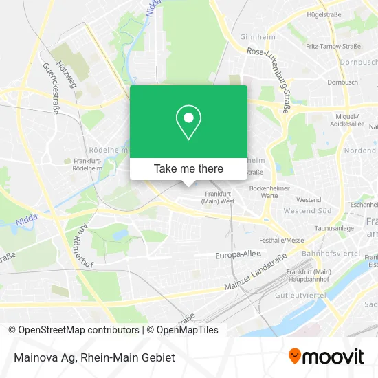 Карта Mainova Ag