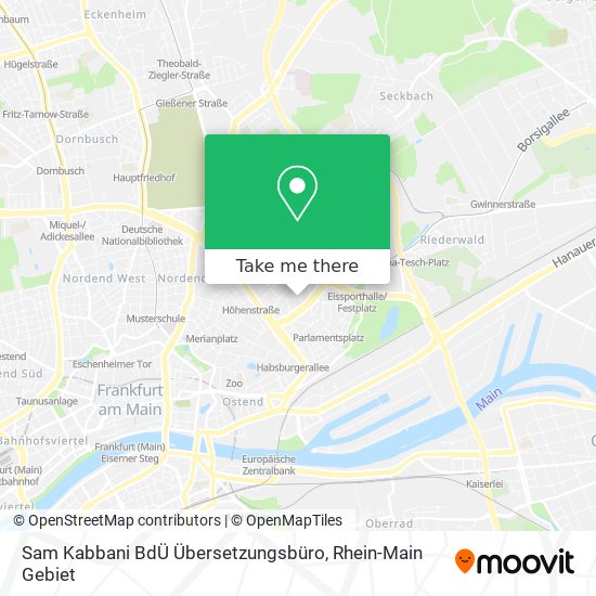 Sam Kabbani BdÜ Übersetzungsbüro map