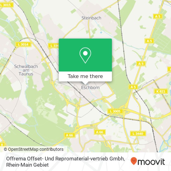 Карта Offrema Offset- Und Repromaterial-vertrieb Gmbh