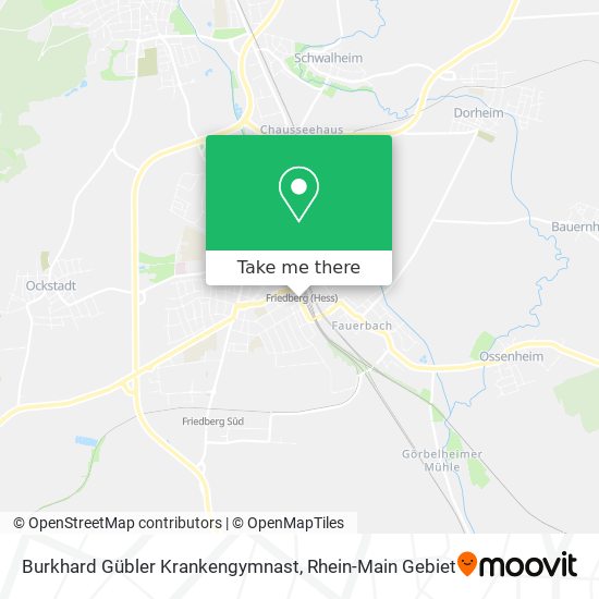 Burkhard Gübler Krankengymnast map