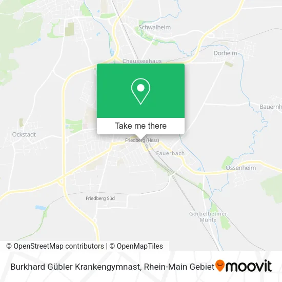 Burkhard Gübler Krankengymnast map