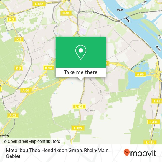 Metallbau Theo Hendrikson Gmbh map