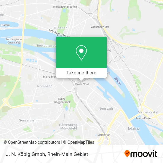 J. N. Köbig Gmbh map