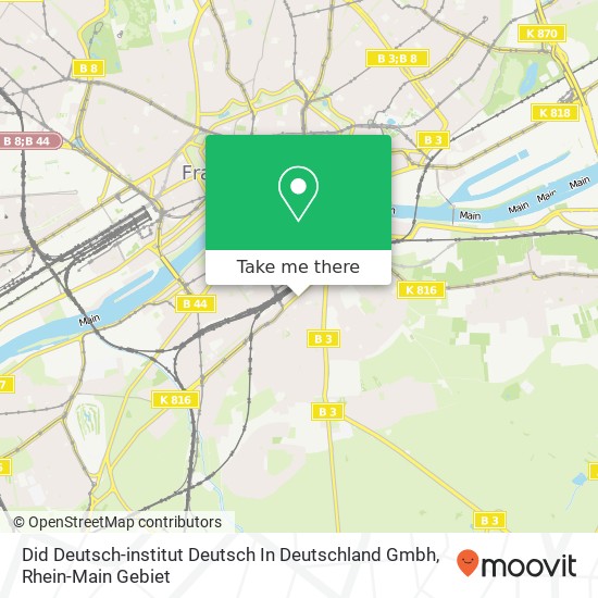 Did Deutsch-institut Deutsch In Deutschland Gmbh map