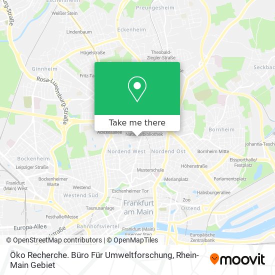 Öko Recherche. Büro Für Umweltforschung map