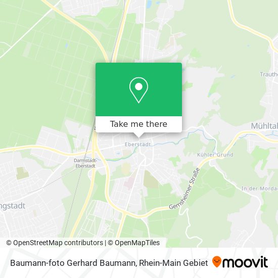Baumann-foto Gerhard Baumann map