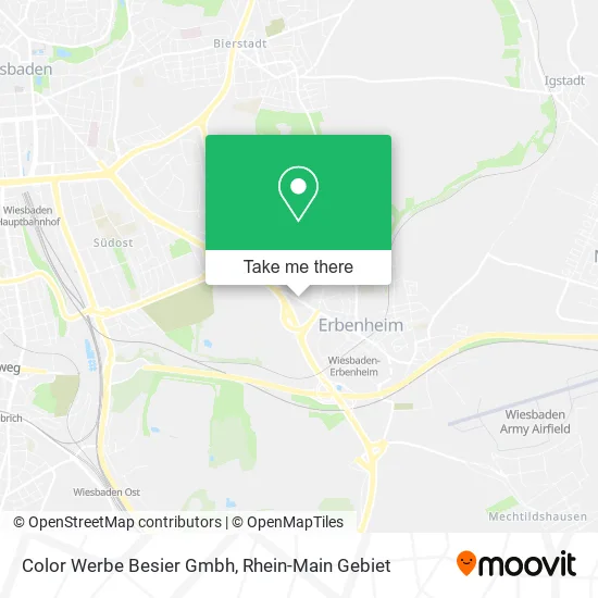 Color Werbe Besier Gmbh map