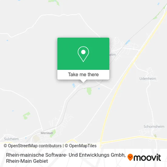 Карта Rhein-mainische Software- Und Entwicklungs Gmbh
