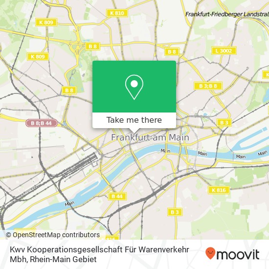 Kwv Kooperationsgesellschaft Für Warenverkehr Mbh map