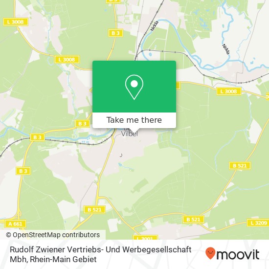 Карта Rudolf Zwiener Vertriebs- Und Werbegesellschaft Mbh