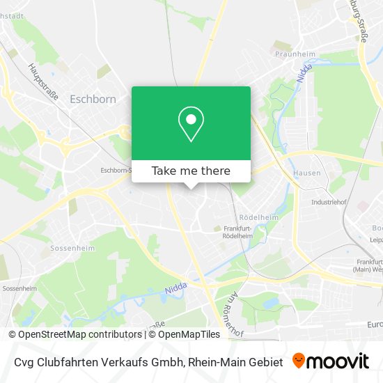 Cvg Clubfahrten Verkaufs Gmbh map