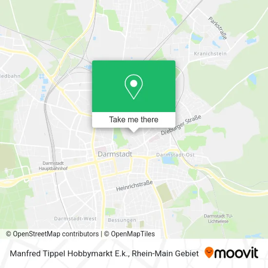 Карта Manfred Tippel Hobbymarkt E.k.