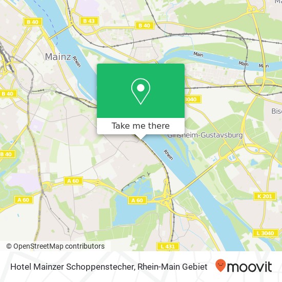 Hotel Mainzer Schoppenstecher map