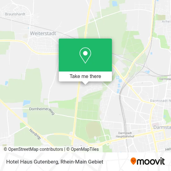 Hotel Haus Gutenberg map