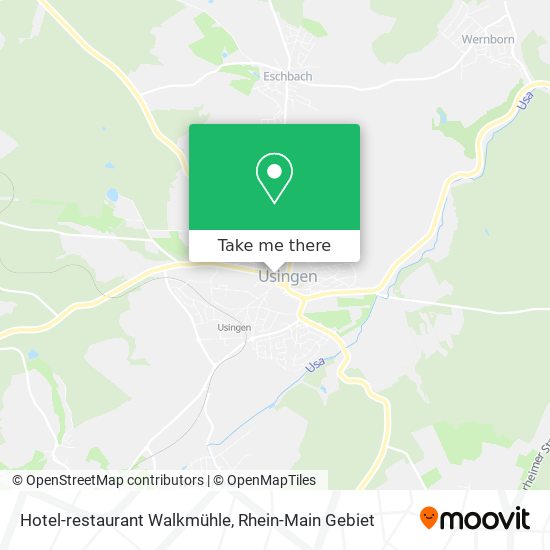 Hotel-restaurant Walkmühle map