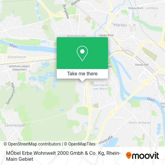 Карта MÖbel Erbe Wohnwelt 2000 Gmbh & Co. Kg