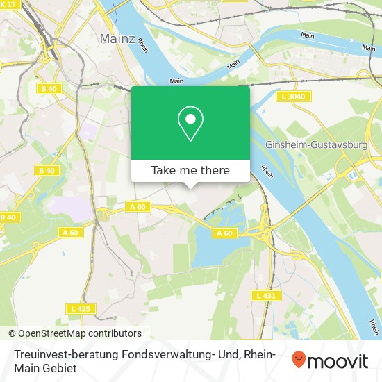 Treuinvest-beratung Fondsverwaltung- Und map