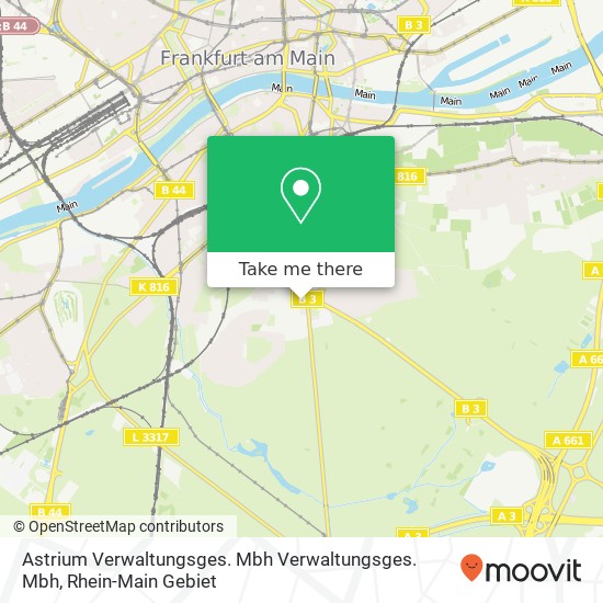 Astrium Verwaltungsges. Mbh Verwaltungsges. Mbh map