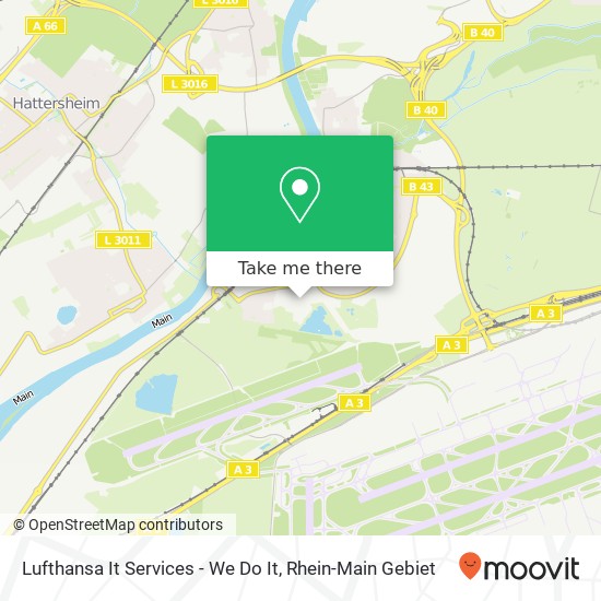 Lufthansa It Services - We Do It map