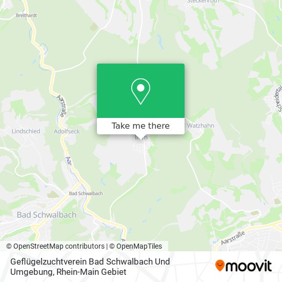 Карта Geflügelzuchtverein Bad Schwalbach Und Umgebung