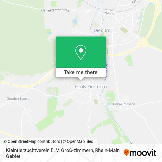Kleintierzuchtverein E. V. Groß-zimmern map