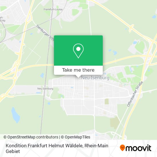 Kondition Frankfurt Helmut Wäldele map
