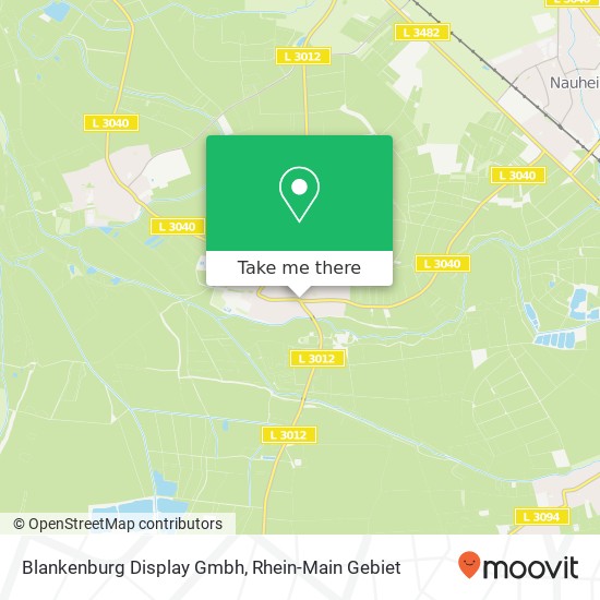 Blankenburg Display Gmbh map