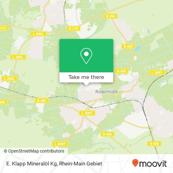 E. Klapp Mineralöl Kg map