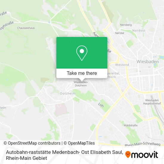 Карта Autobahn-raststätte Medenbach- Ost Elisabeth Saul