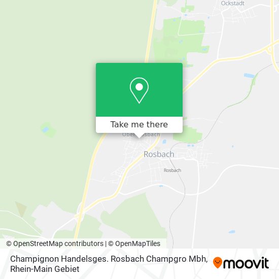 Champignon Handelsges. Rosbach Champgro Mbh map