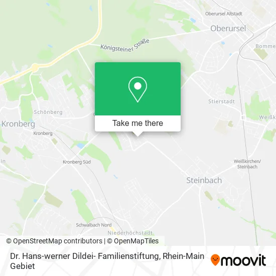 Карта Dr. Hans-werner Dildei- Familienstiftung