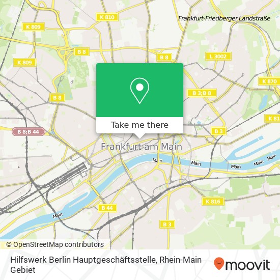 Hilfswerk Berlin Hauptgeschäftsstelle map