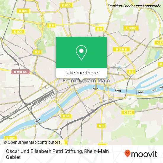 Карта Oscar Und Elisabeth Petri Stiftung