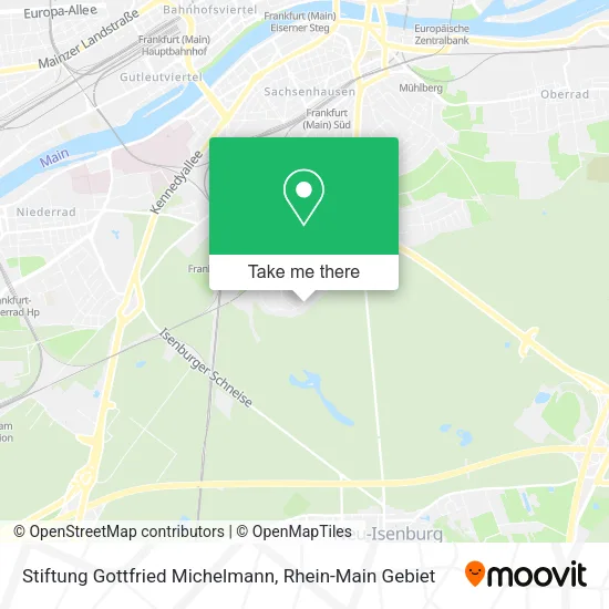 Карта Stiftung Gottfried Michelmann