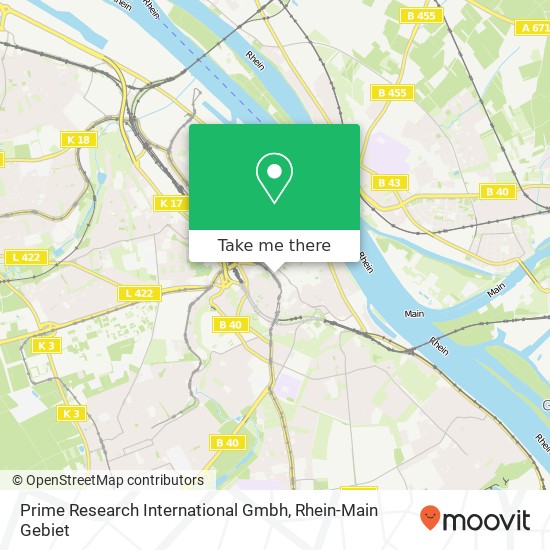 Prime Research International Gmbh map