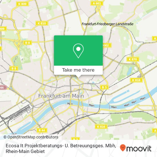 Ecosa It Projektberatungs- U. Betreuungsges. Mbh map