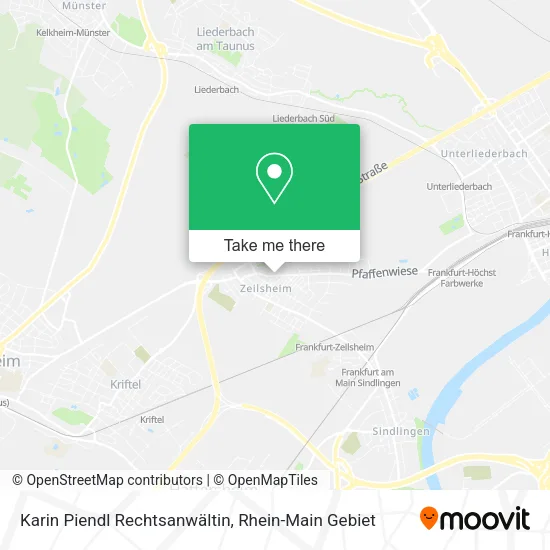 Карта Karin Piendl Rechtsanwältin