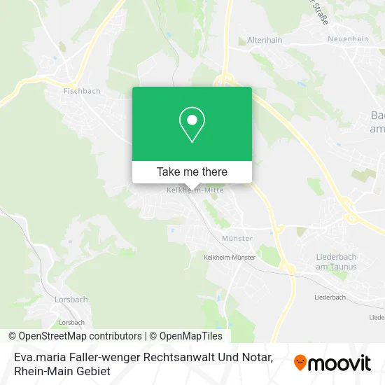 Карта Eva.maria Faller-wenger Rechtsanwalt Und Notar