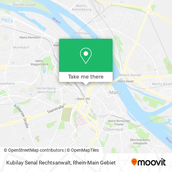 Карта Kubilay Senal Rechtsanwalt