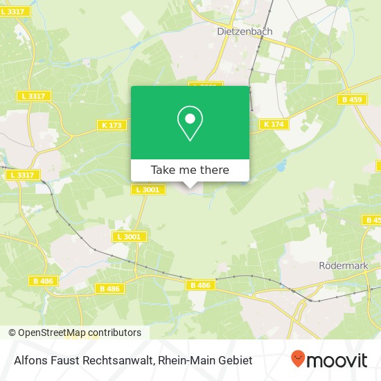 Alfons Faust Rechtsanwalt map