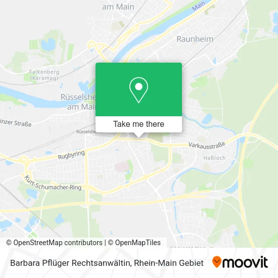 Карта Barbara Pflüger Rechtsanwältin