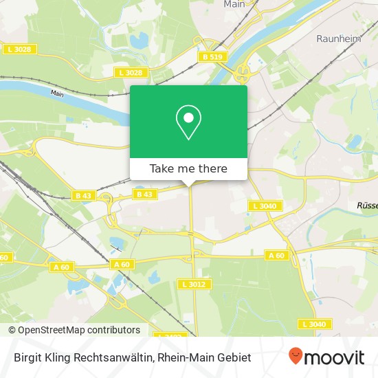 Birgit Kling Rechtsanwältin map