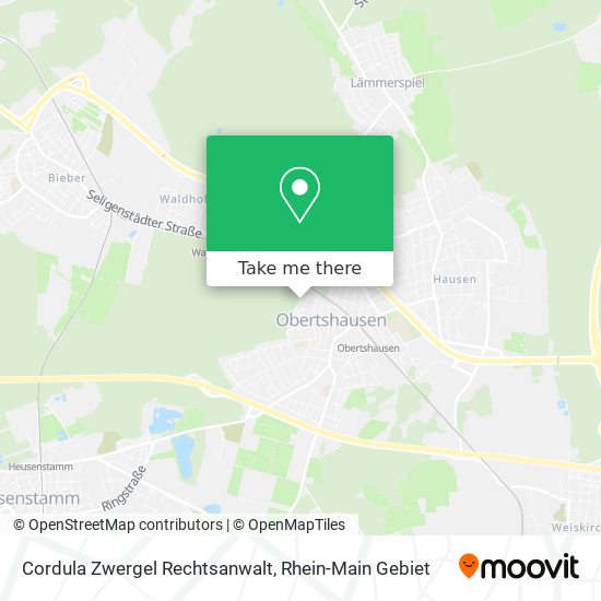 Cordula Zwergel Rechtsanwalt map