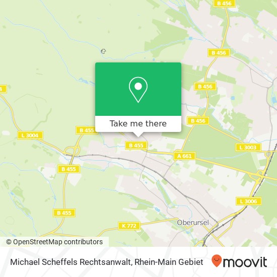 Michael Scheffels Rechtsanwalt map