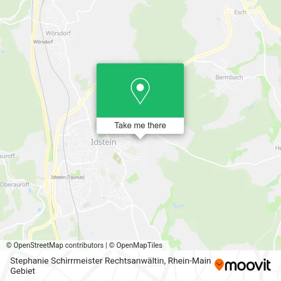 Карта Stephanie Schirrmeister Rechtsanwältin