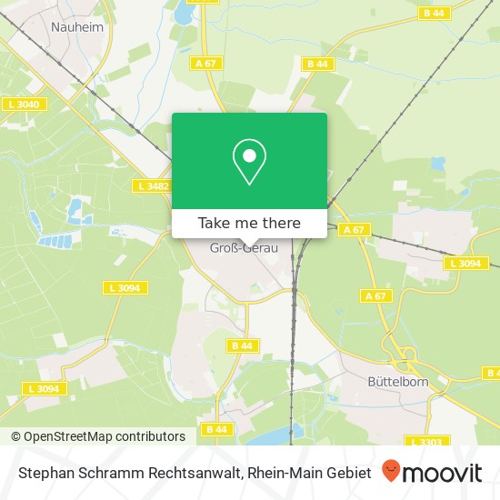 Карта Stephan Schramm Rechtsanwalt