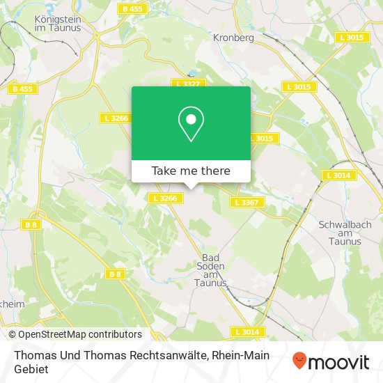 Thomas Und Thomas Rechtsanwälte map