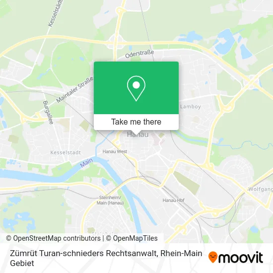 Карта Zümrüt Turan-schnieders Rechtsanwalt